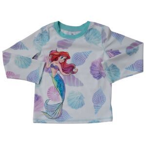 Character Girl's 50+ UV Protection Quick Drying T-Shirt - Little Mermaid